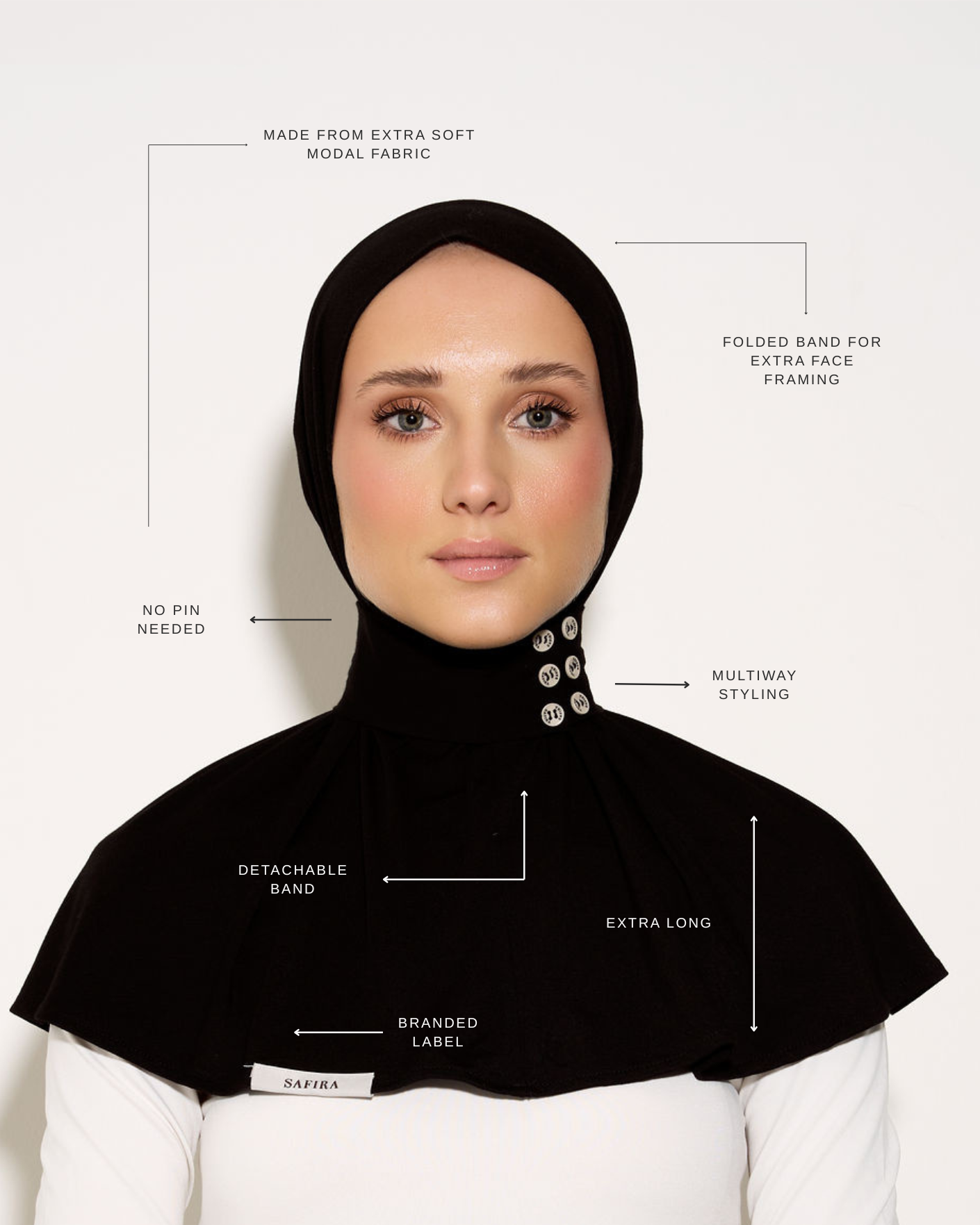 Staple Scarf II | Charcoal