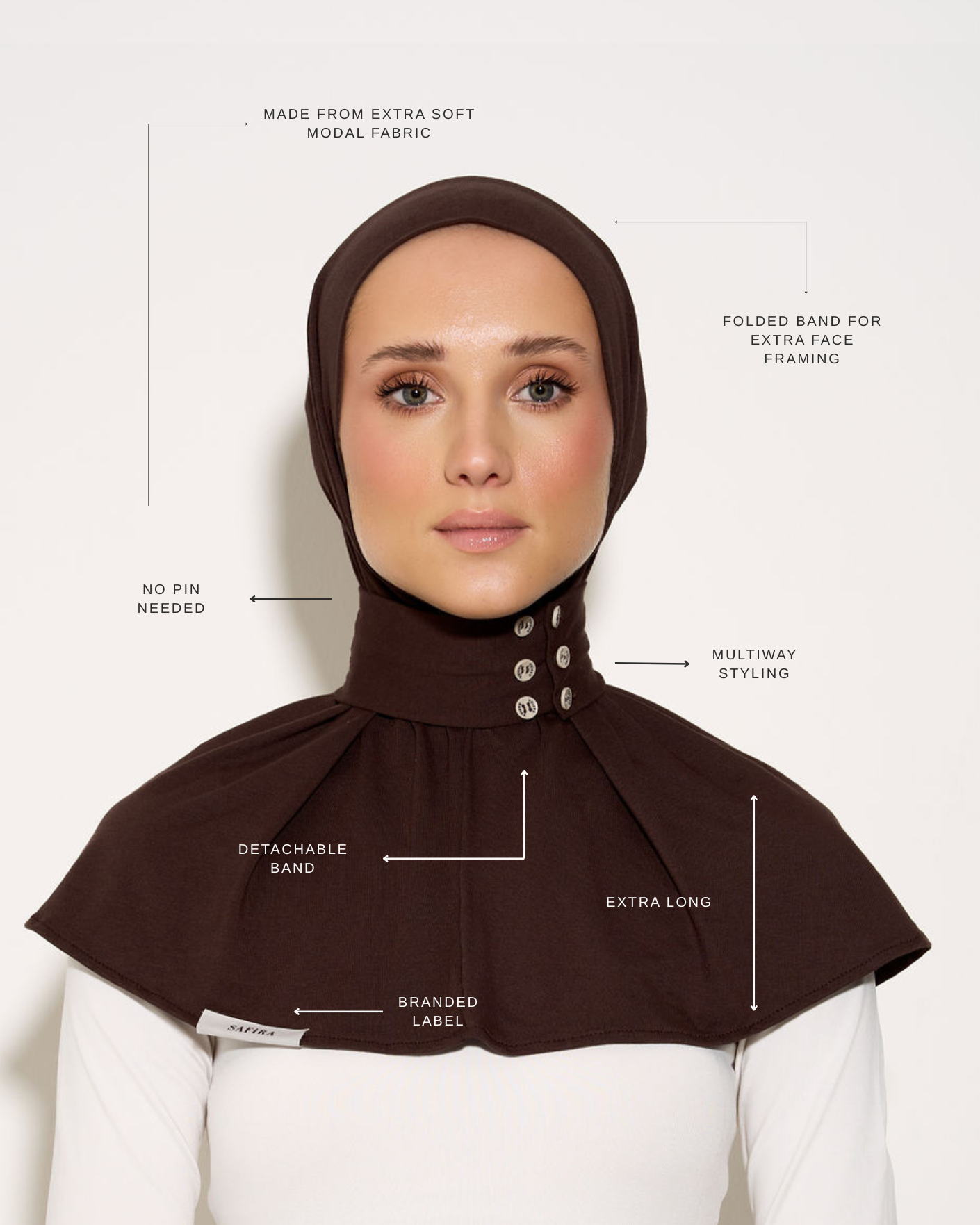 Staple Scarf II | Espresso