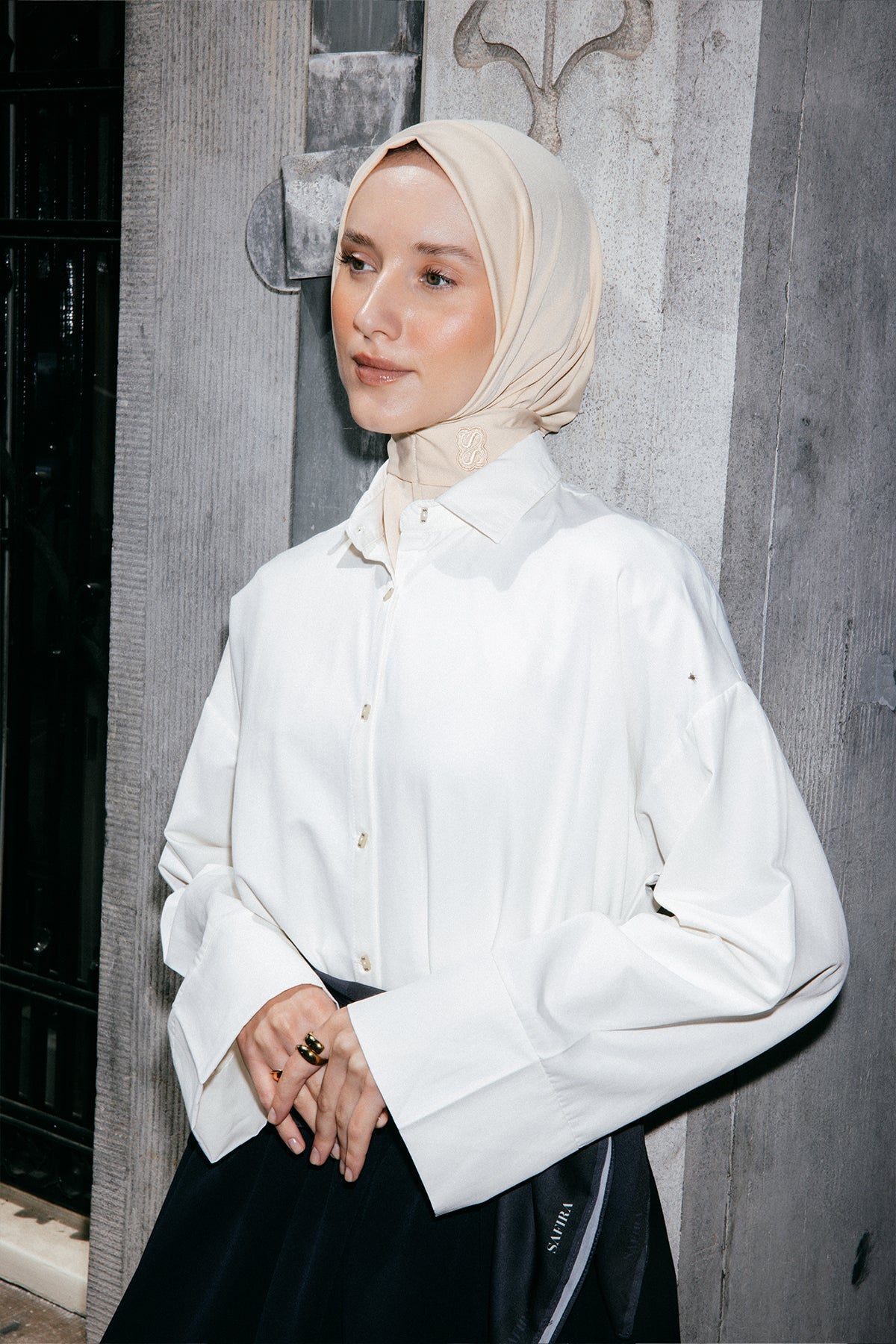 Staple Scarf | Almond Creme