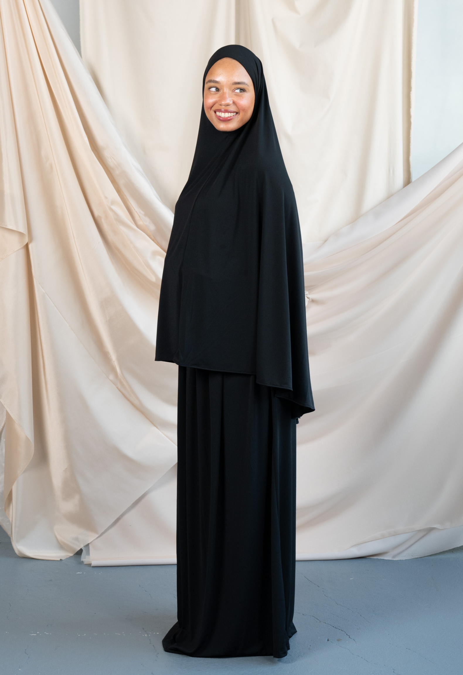 Khimaar Set | Jet Black