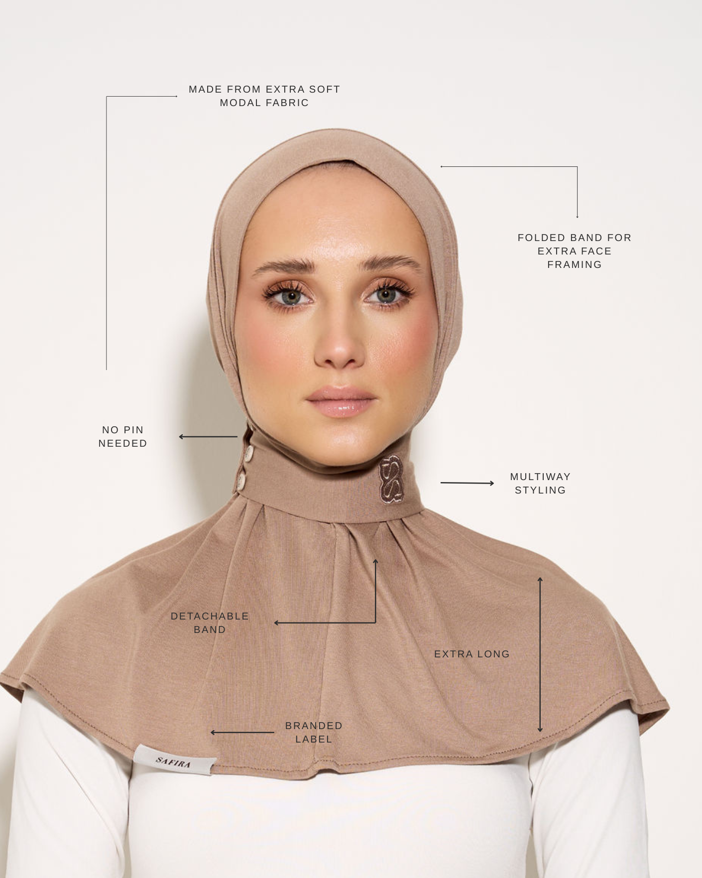 Staple Scarf II | Mink Taupe