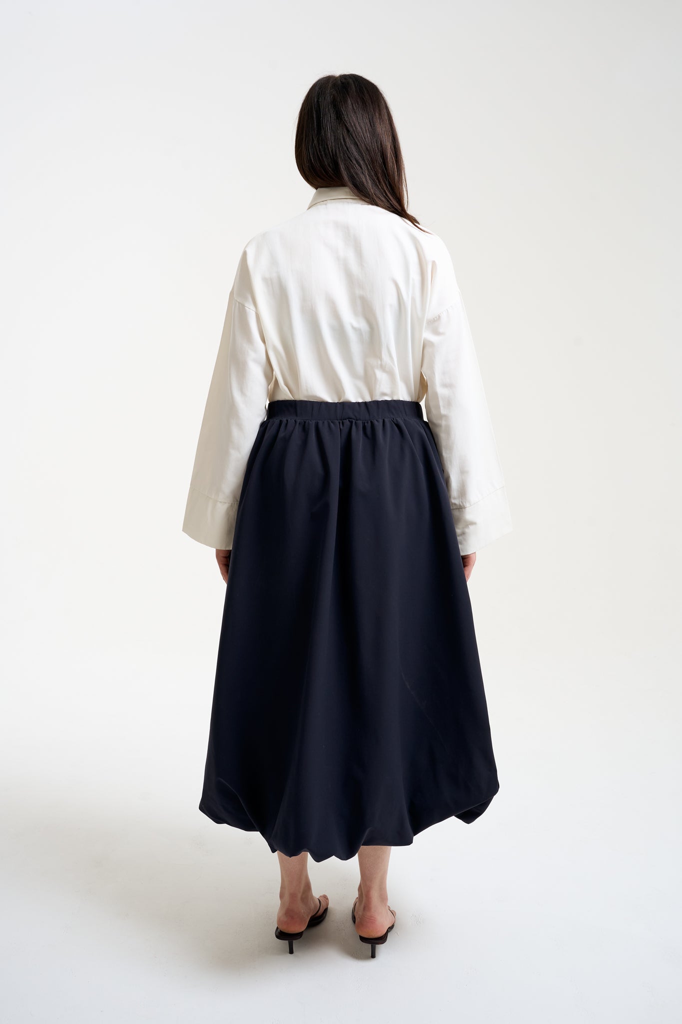 Balloon Maxi Skirt Black