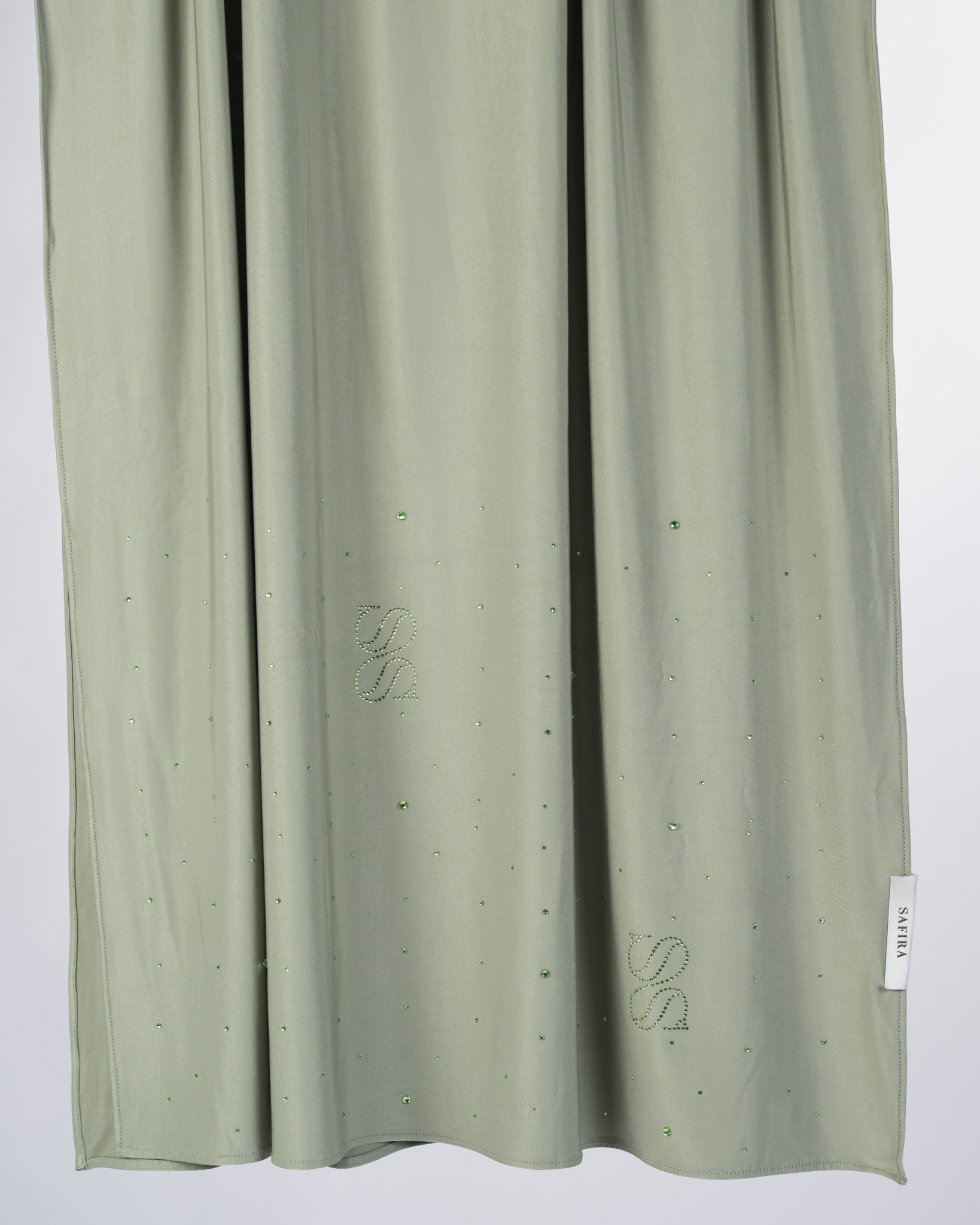 Stone Liquid Scarf | Moss Green