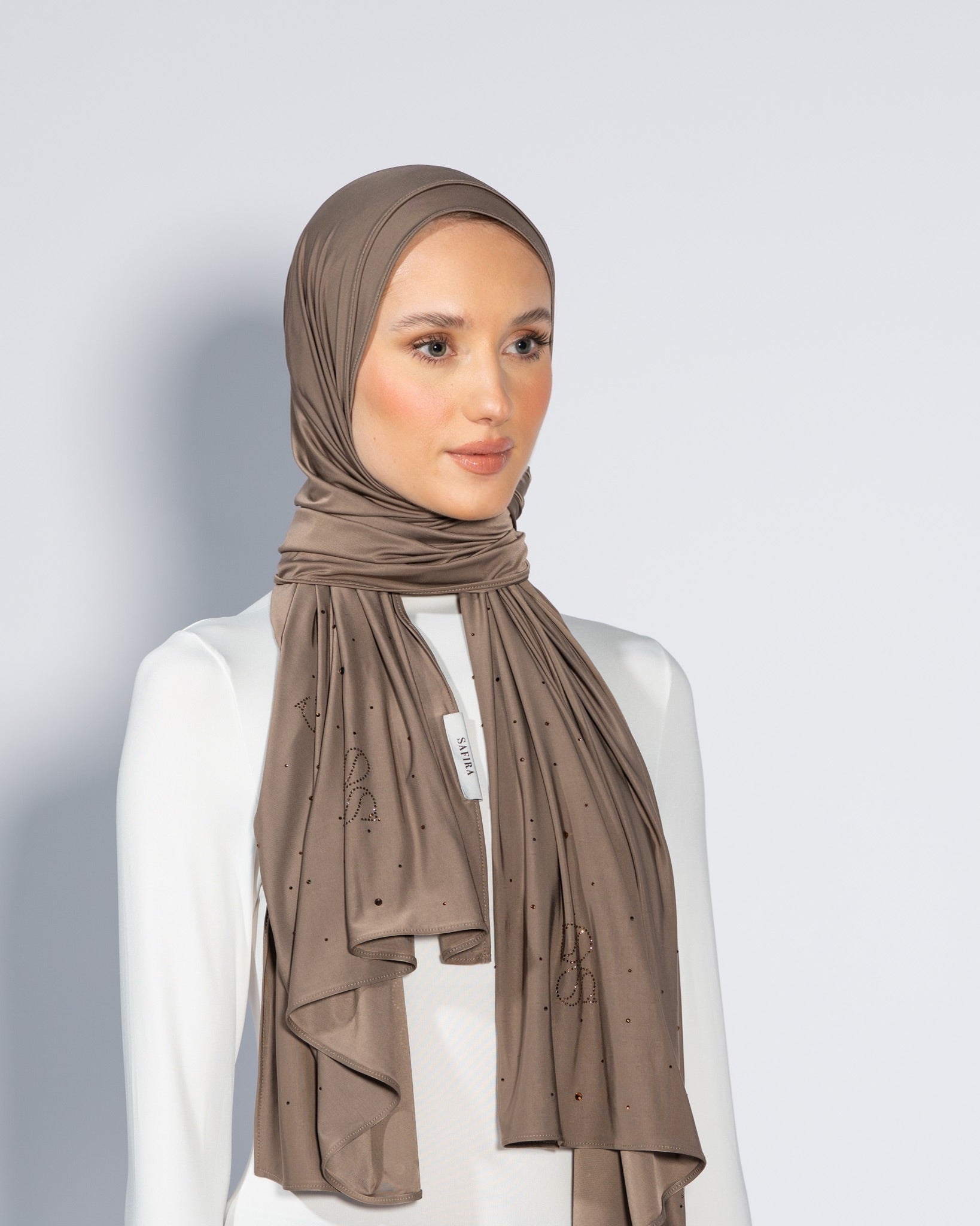 Stone Liquid Scarf | Mushroom Taupe