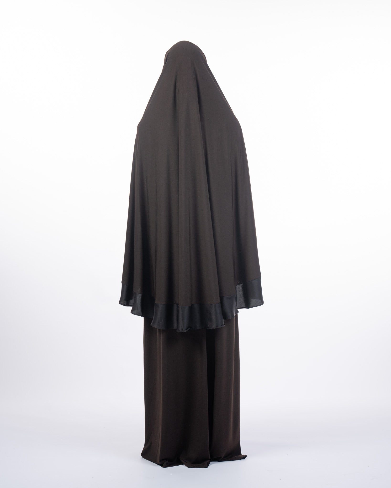 Silk Khimaar Set | Dark Chocolate