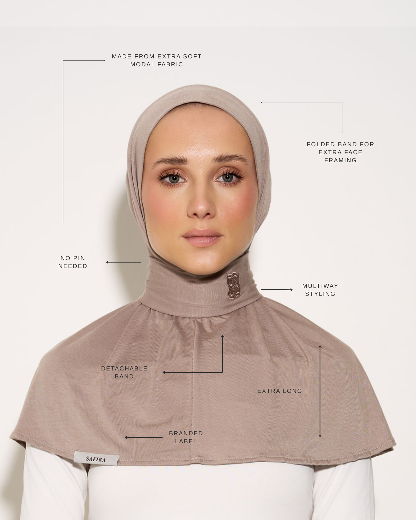 Staple Scarf II | Chalk Beige