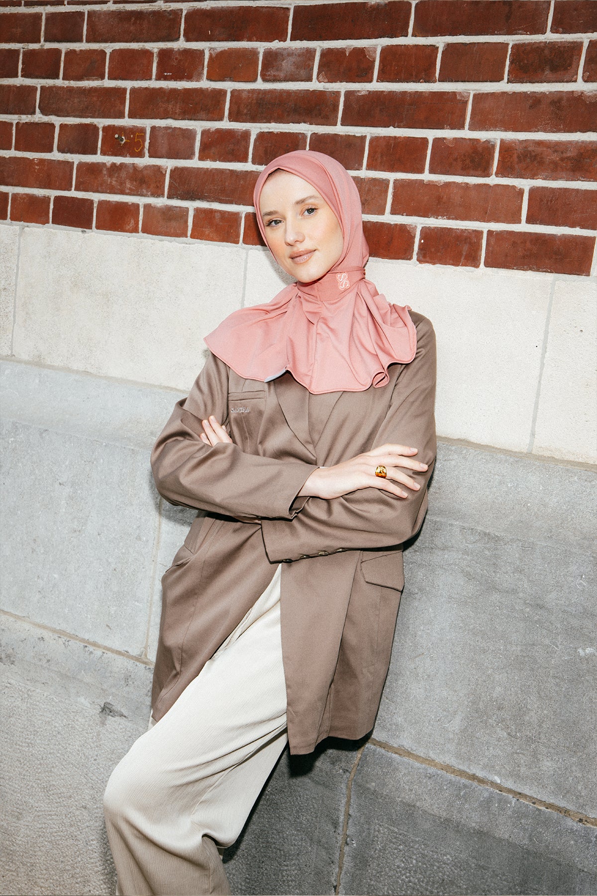 Staple Scarf | Burnt Peach