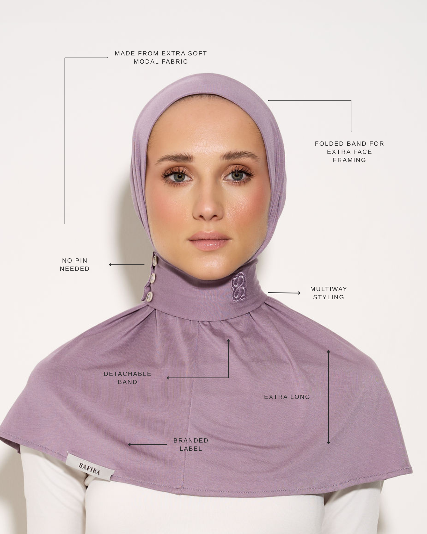 Staple Scarf II | Lavendel Mist