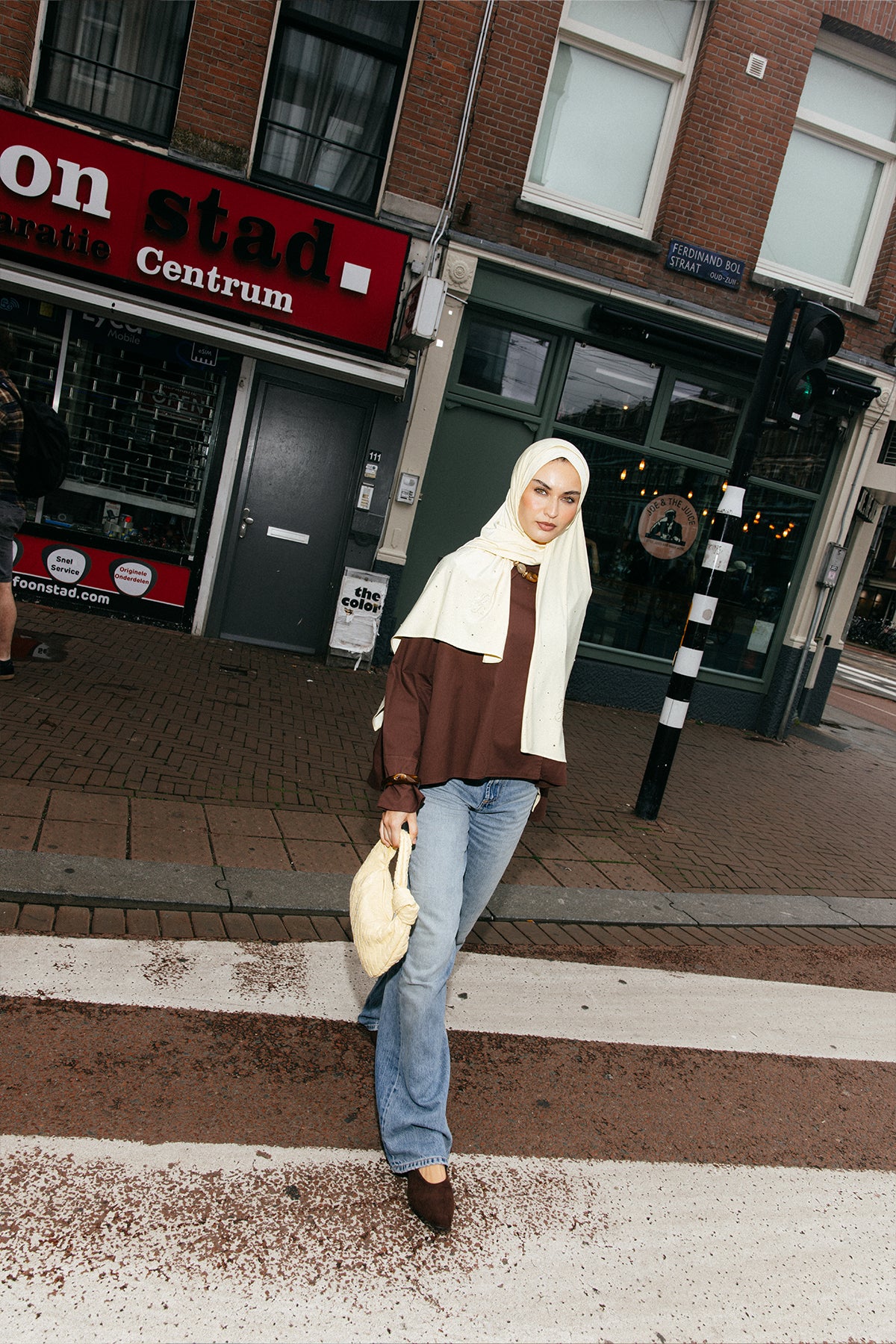 Stone Liquid Scarf | Pear Sorbet