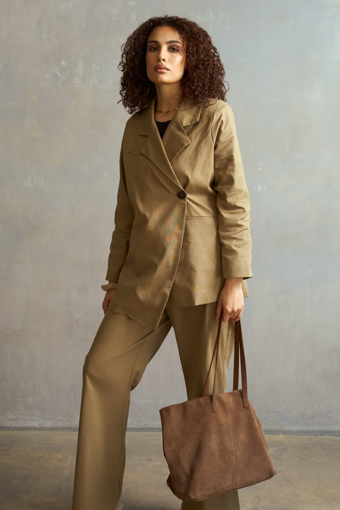 Asymmetrical blazer