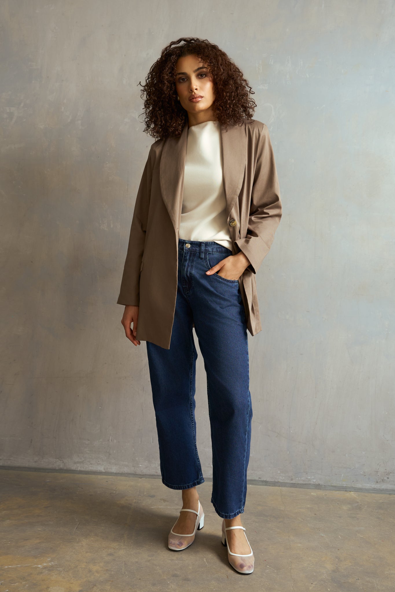 Belted Blazer