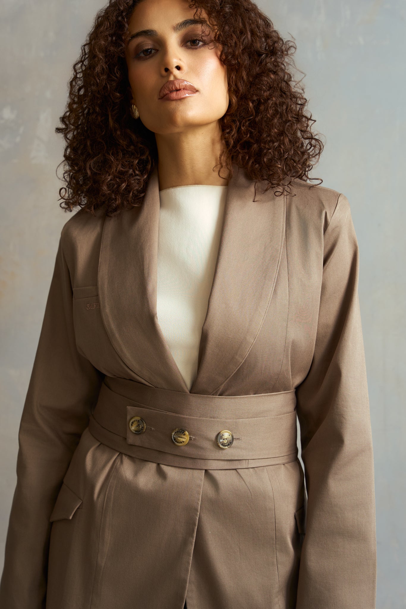 Belted Blazer