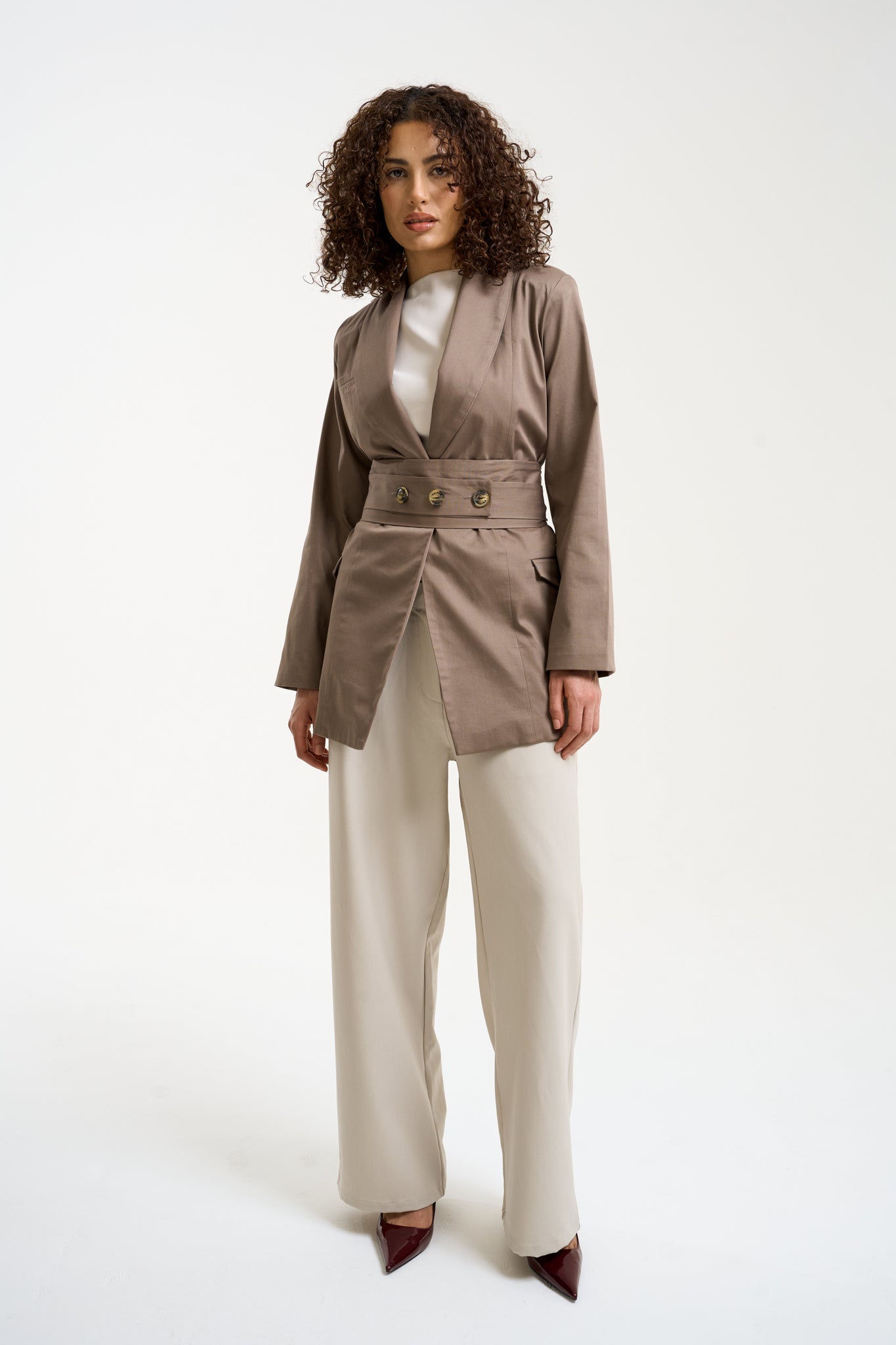 Belted Blazer